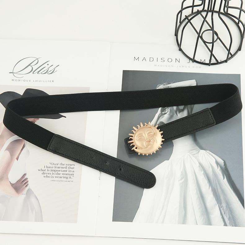 Эластичный пояс для пальто, аксессуары, декоративный пояс для костюма, женский, осенне-зимний, летний, черный.