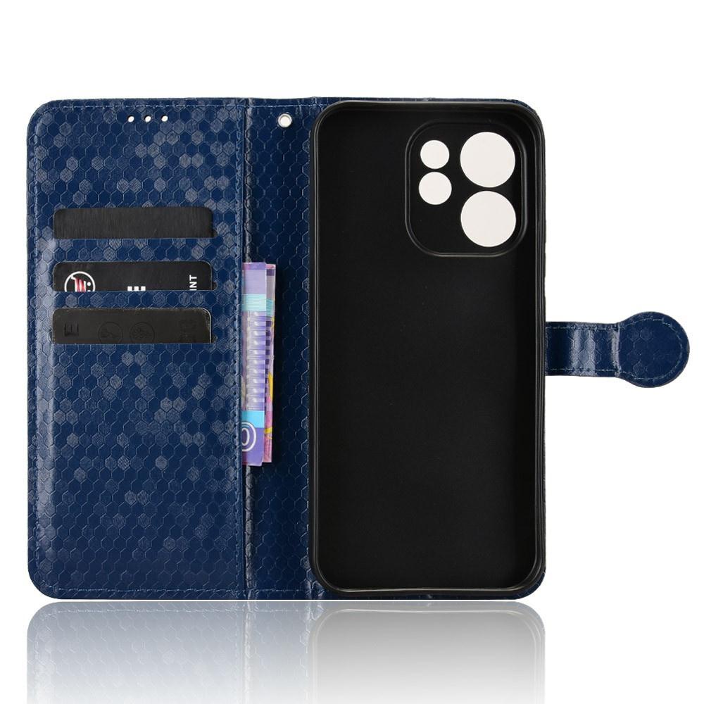 Oppo Reno 15 Pro Flip Case, Wallet Rhombus, Blue