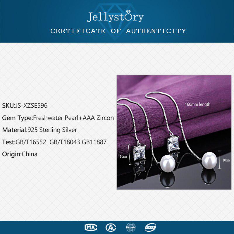 Стильные женские серьги протяжки с кристаллами и искусственными жемчужинами