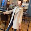 Женское шерстяное пальто средней длины - Осень/Зима 2025 Свободный корейский стиль
