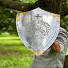 45.72 Cm Medieval Templar Shield Heater Shield Medieval Knight Cross Shield Halloween Cosplay Role Costume Larp Armor Shield Gift