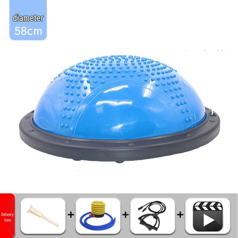 Laimijia Thickened Half-Balance Ball for Yoga, Pilates, and Fitness