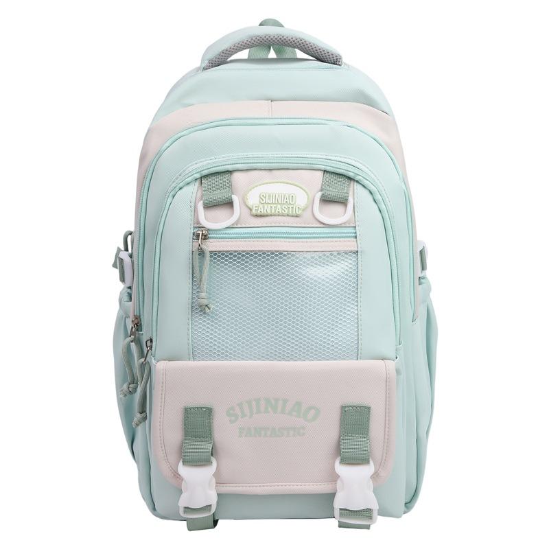 Летний новый нейлоновый рюкзак с буквенным принтом в стиле кэжуал, большой вместимости, для учеников средней школы, для пар, для улицы