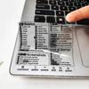 1/2 шт. Наклейки с горячими клавишами для Word Excel Windows MAC OS Графические буквы Защитная наклейка для ноутбука
