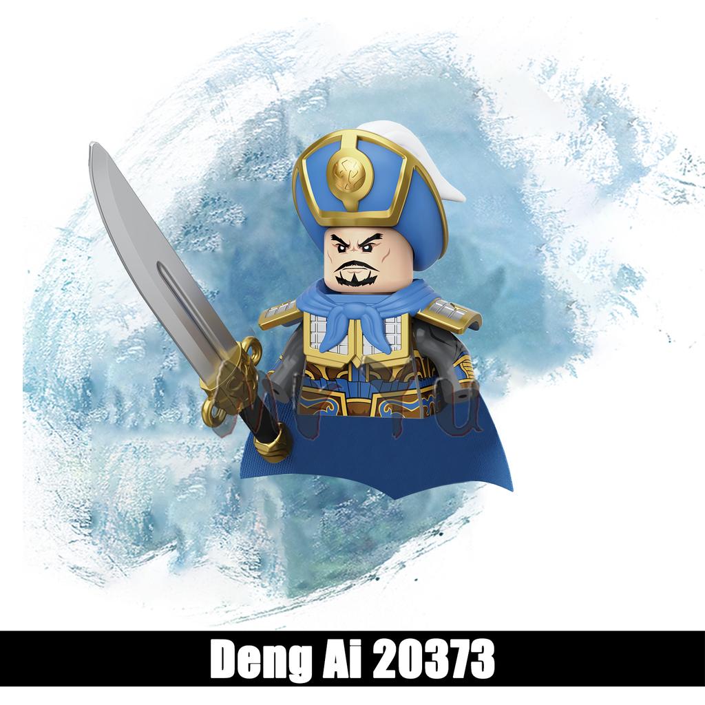 Королевства Китайский герой Минифигурка Древние военные генералы Дэн Ай Модели Детские игрушки Строительные блоки Подарок Мальчики Девочки