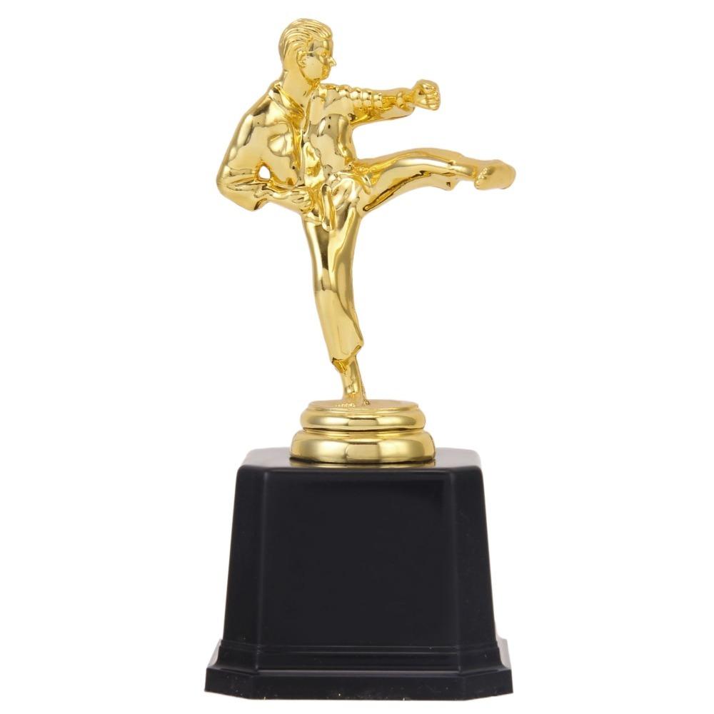 Пластиковая Модель Золотой Трофей Награды Боевые Искусства Награда Победителя Трофей Игрушка Школьный Наградной Приз