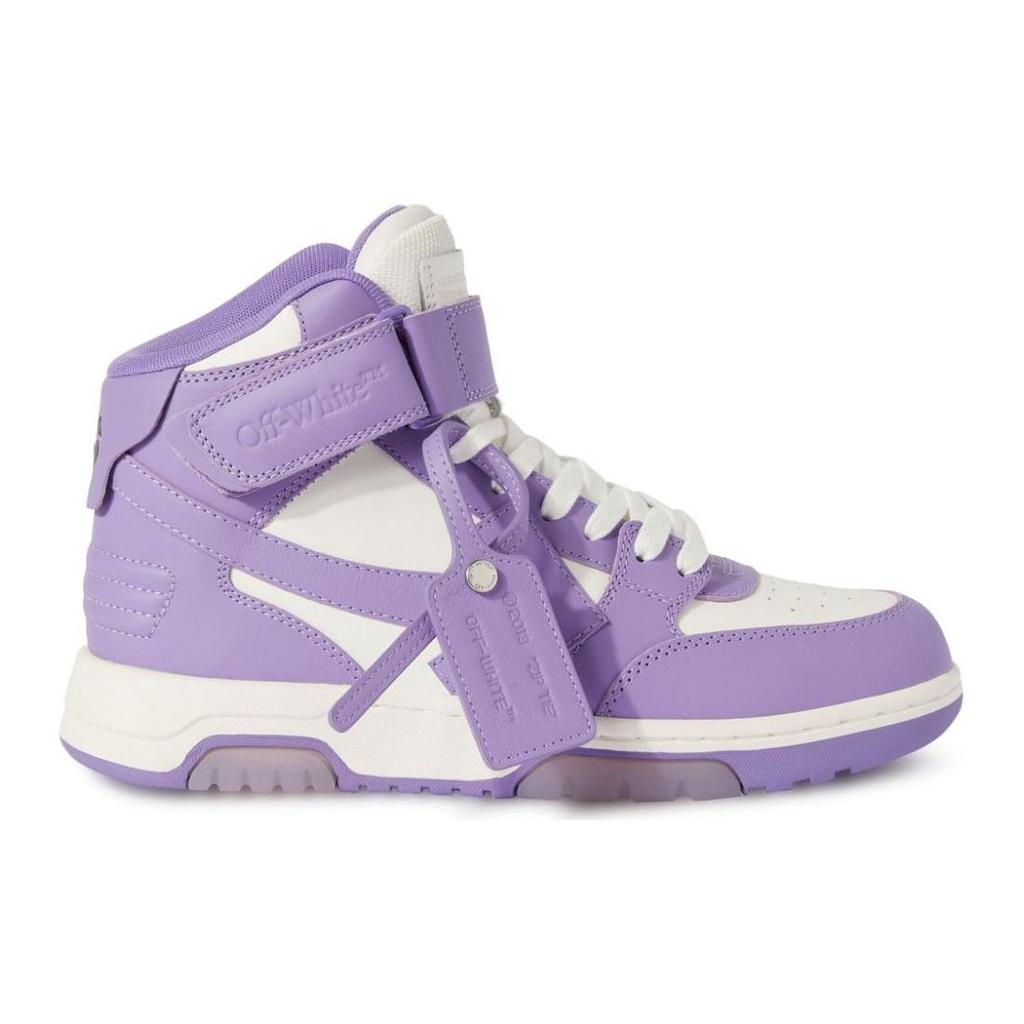 Off-White Вне офиса Средний Фиолетовый Белый Женские Кроссовки OWIA275S23LEA0013701