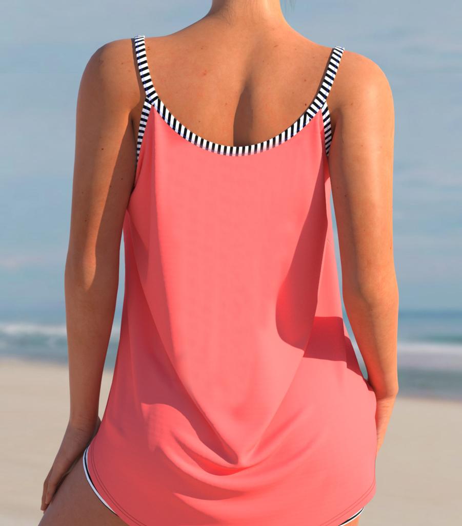 Beachwear Monokini Swimsuit Bathing Suit Sexy High Waist Summer New Design Printing Swimdrss Women Two Piece Tankini Swimwear