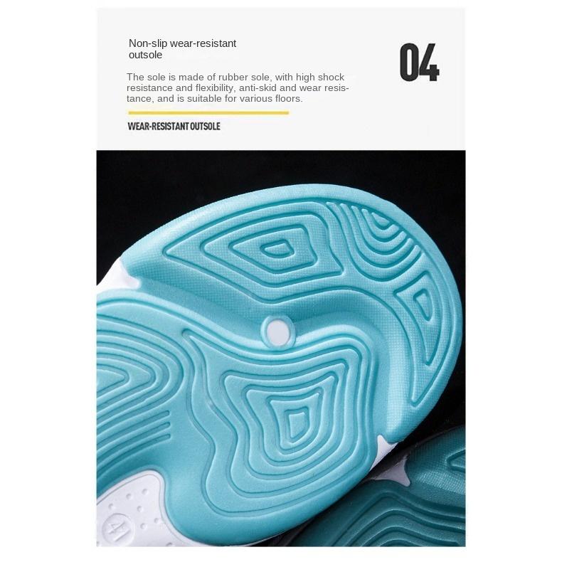 Spring and Autumn Basketball Shoes for Teenagers To Help Outdoor Sports Shoes Breathable Casual Soft Soled Leather Combat Shoes