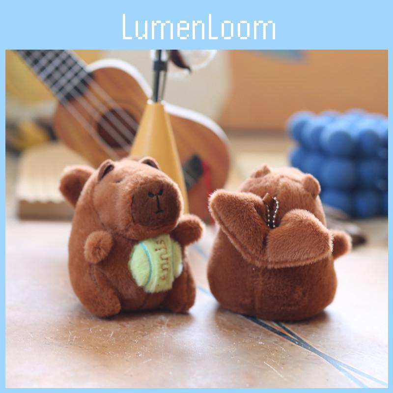 Cute Capybara Plush Keychain With Wings For Bag Decoration And Collectible Toy