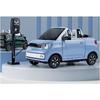 Масштаб 1/24 WuLing MINI EV, имитация украшения автомобиля, литой грузовик из сплава, статическое электричество может открыть дверь, игрушечный автомобиль, подарок для взрослых для любителей коллекции