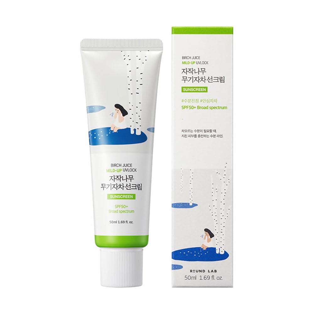 ROUND LAB Shira Kaba Неорганический солнцезащитный крем SPF50+ PA++++ 50 мл Увлажняющий тип / УФ