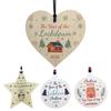 Wooden Christmas Decorations Gift Bauble Commemorating The Lockdown 2020**