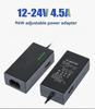 AC DC Universal Adjustable Laptop Adapter 96W LED Charger Adjustable Power Supply DC 12V 15V 16V 18V 19V 20V 24V 4-5A Adapter
