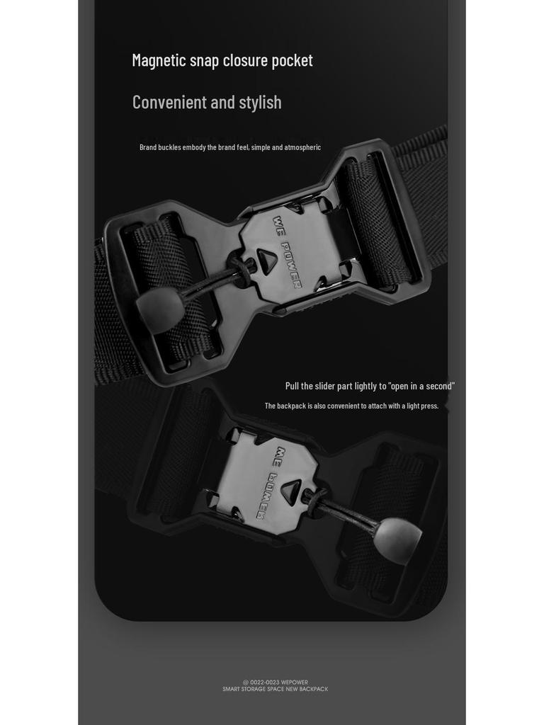 Wepower Мужская модная водостойкая нагрудная сумка кроссбоди с магнитной застежкой