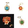 Брелок Genshin Impact Семь Элементов с Дизайном Гео Анемо Электро Дендро Гидро Пиро Крио