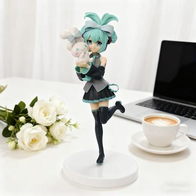 21СМ Аниме Фигурка Hatsune Miku X Cinnamoroll Аниме Периферия Коллекционные Модели Декоративные Украшения детский Рождественский подарок