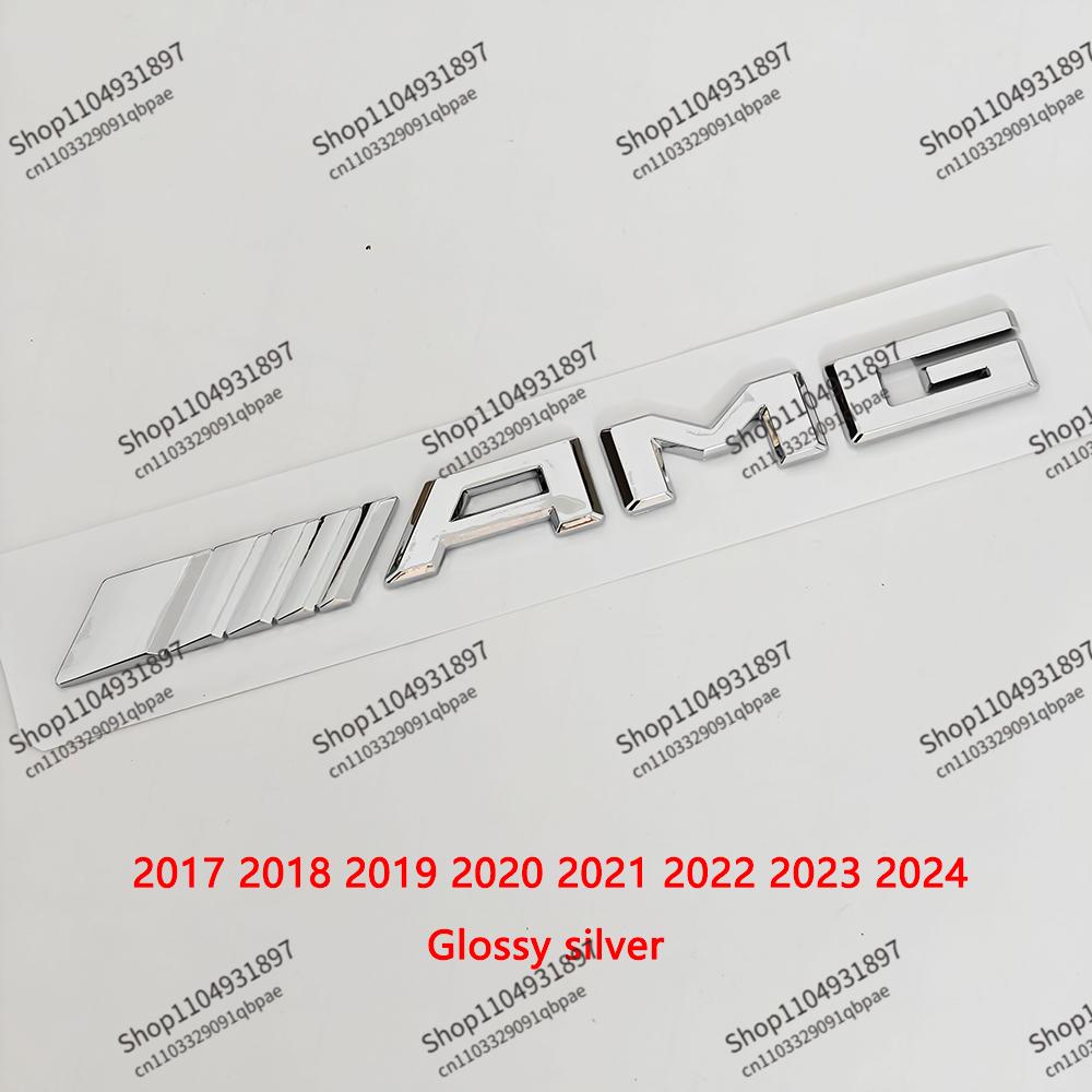 3D ABS Черный Логотип Эмблема AMG Буквы Значок на Багажник Автомобиля Для Mercedes Benz W204 W205 W176 W177 W212 W213 Наклейка AMG Аксессуары
