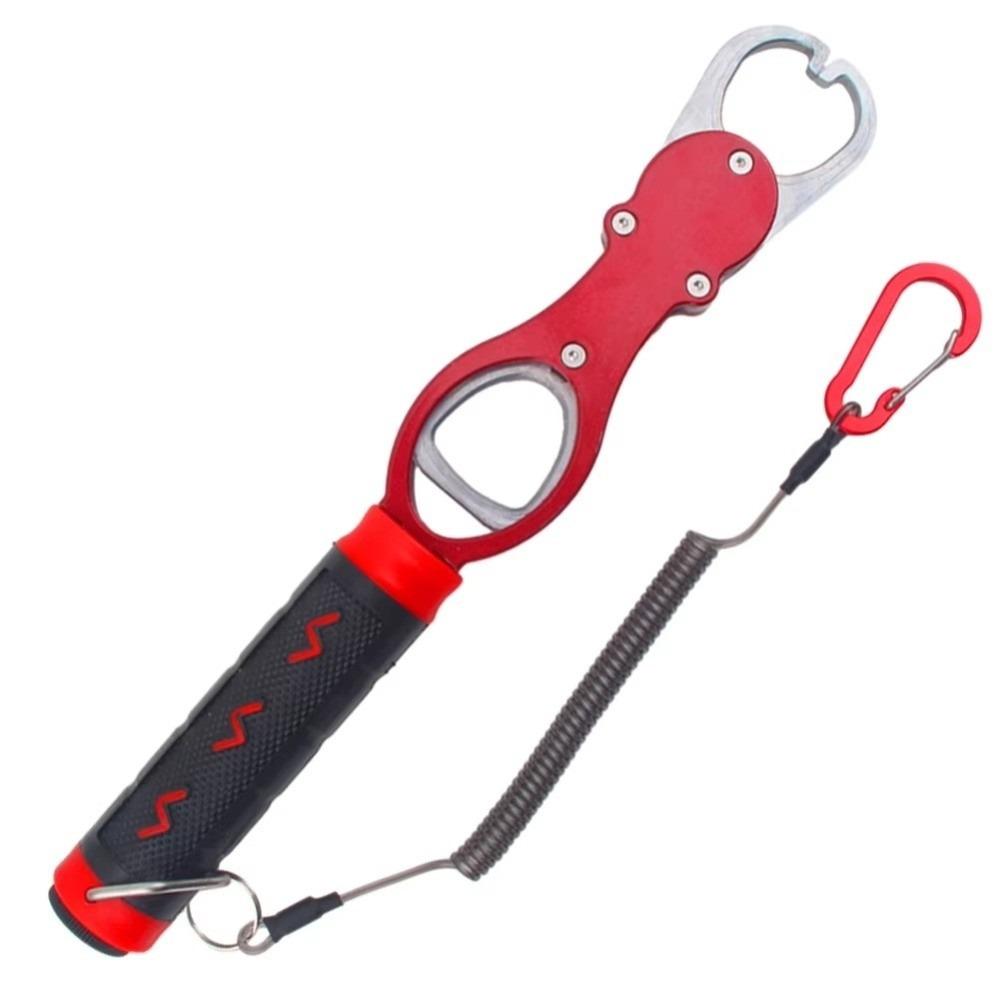 Heavy Duty Fishing Gripper Long Handle Fish Holder Weight Scale Fish Lip Gripper Fishing Tool