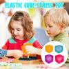 Mini Ice Cube Squeeze Toy Stress Anxiety Relief Cube Sensory Toy Teens Adults Portable Soft TPR Cube Pinch Toy
