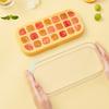 Лоток для льда Easy Release Ice Cube Mold для морозильника, без бисфенола А, 21 гнездо, коробка для льда для коктейлей, чая, кофе