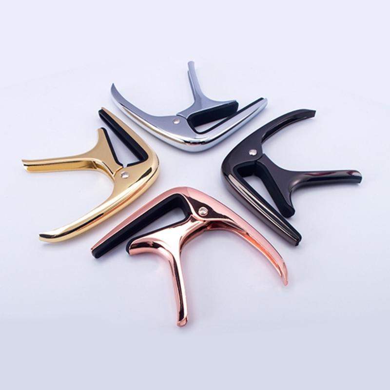 Metal Guitar Capo Easy to Carry Recording Studio Spring Clamp Capo Perfect for Beginners and Professional Player