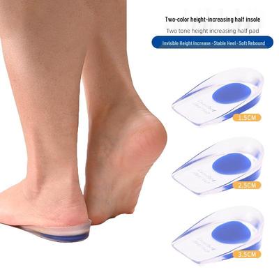 Силиконовый подпяточник: Невидимые стельки для увеличения роста для мужчин и женщин – Амортизирующий спортивный полустелька