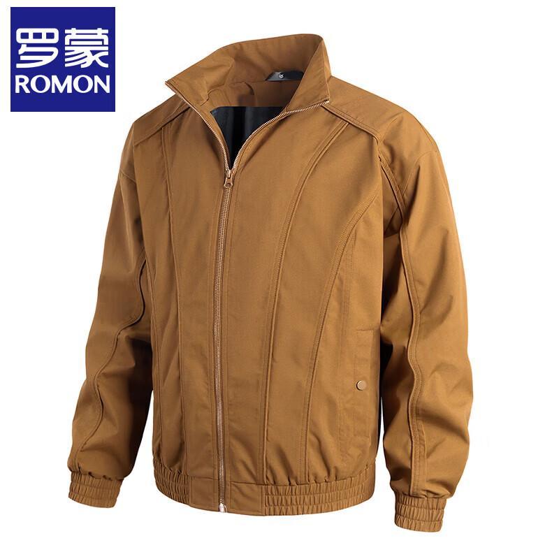 ROMON Men's Casual Stand-Collar Fall Jacket