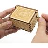 1PC Music Box, Antique Engraved Musical Boxes Case for Love One Wooden Music Box - Gifts for Lover, Boyfriend, Girlfriend, Husband, Wife (WOOD)