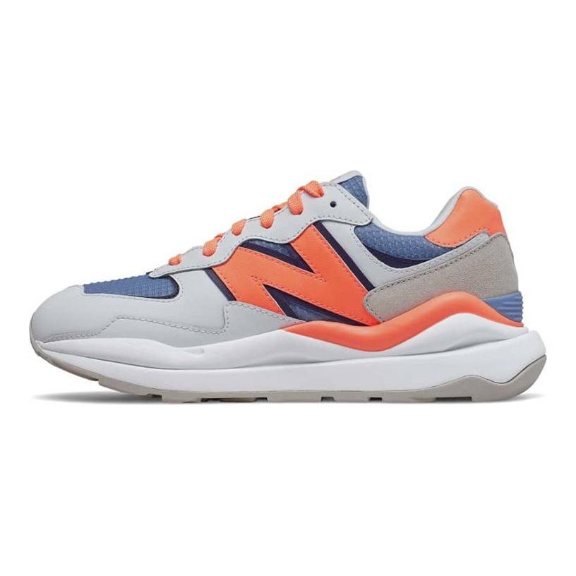 New Balance 57/40 Бело-оранжевые звездно-синие женские кроссовки W5740SD