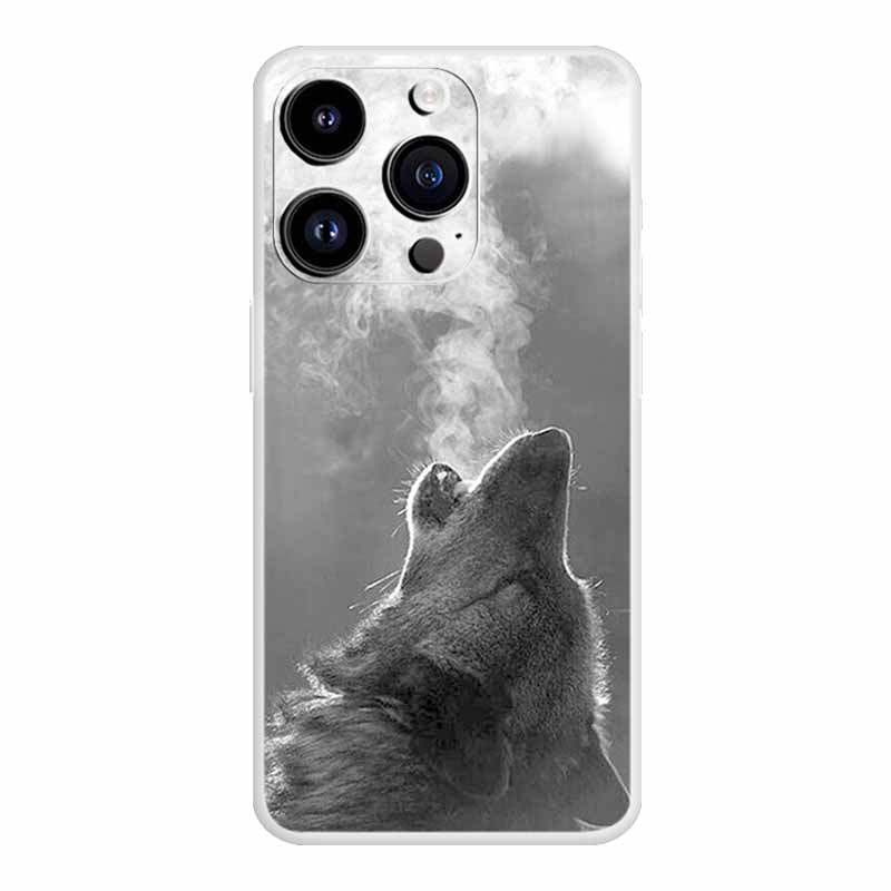 Чехол со львами для iPhone 14 Pro Max Роскошный силиконовый ТПУ Мягкий чехол для телефона iPhone14 plus Ударопрочный бампер Оригинальный Para