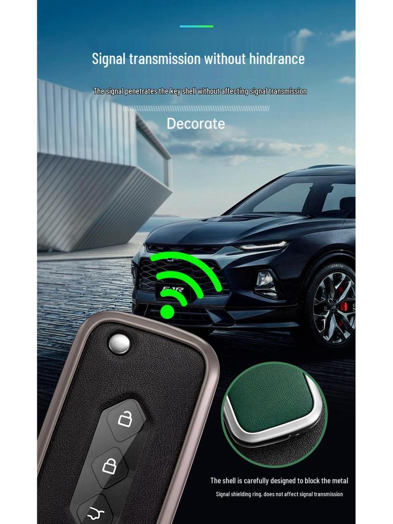 Wuling Xingchen 2022 Key Cover for 21 Jiachen Xingyao Edition - Metal Folding Car Key Shell with Buckle