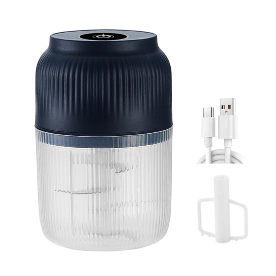 Электрический измельчитель чеснока Мини перезаряжаемый беспроводной измельчитель овощей с 6 лезвиями Портативный электрический измельчитель чеснока для кухонного гаджета