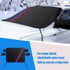 Windshield Snow Cover Foldable Reflective Sun Covers Wear-Resistant Frost Guard Protective Windscreen Cover For Travel Daily
