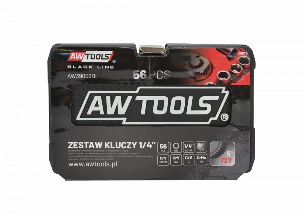 Awtools Set Of Wrenches 1/4" 56Pcs