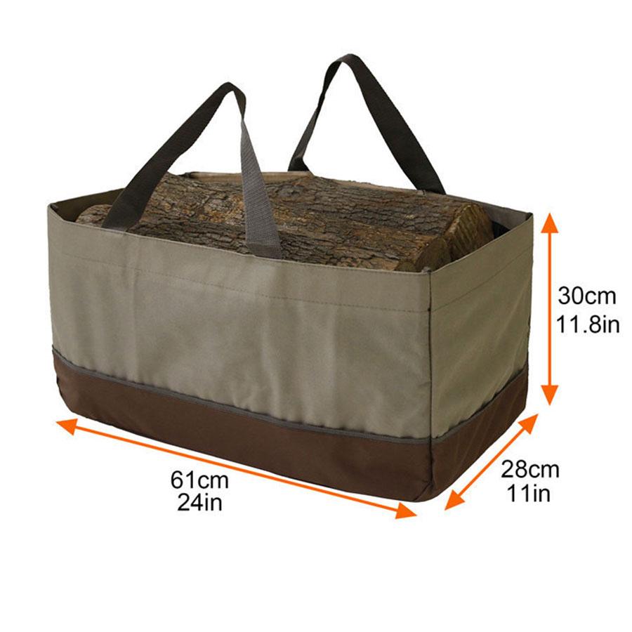 Color blocking and wear-resistant Oxford cloth logging bag, simple sorting and transportation tool kit