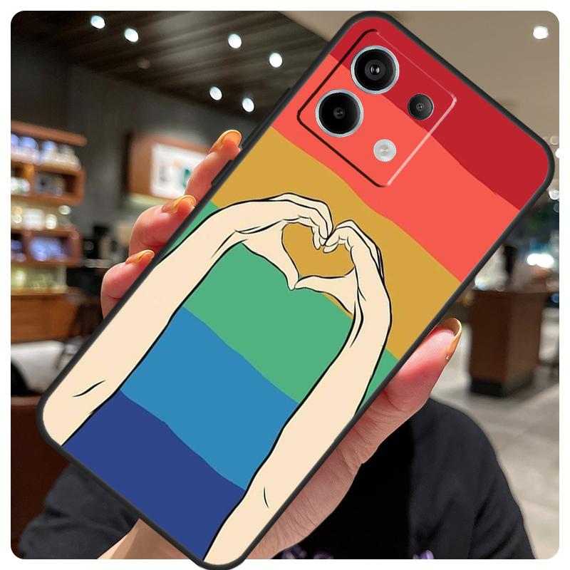 Чехол с радужным флагом ЛГБТ для Xiaomi Redmi Note 11 10 12 13 14 15 Pro Plus Чехол для Redmi 15 15C 10C 12C 13C 14C