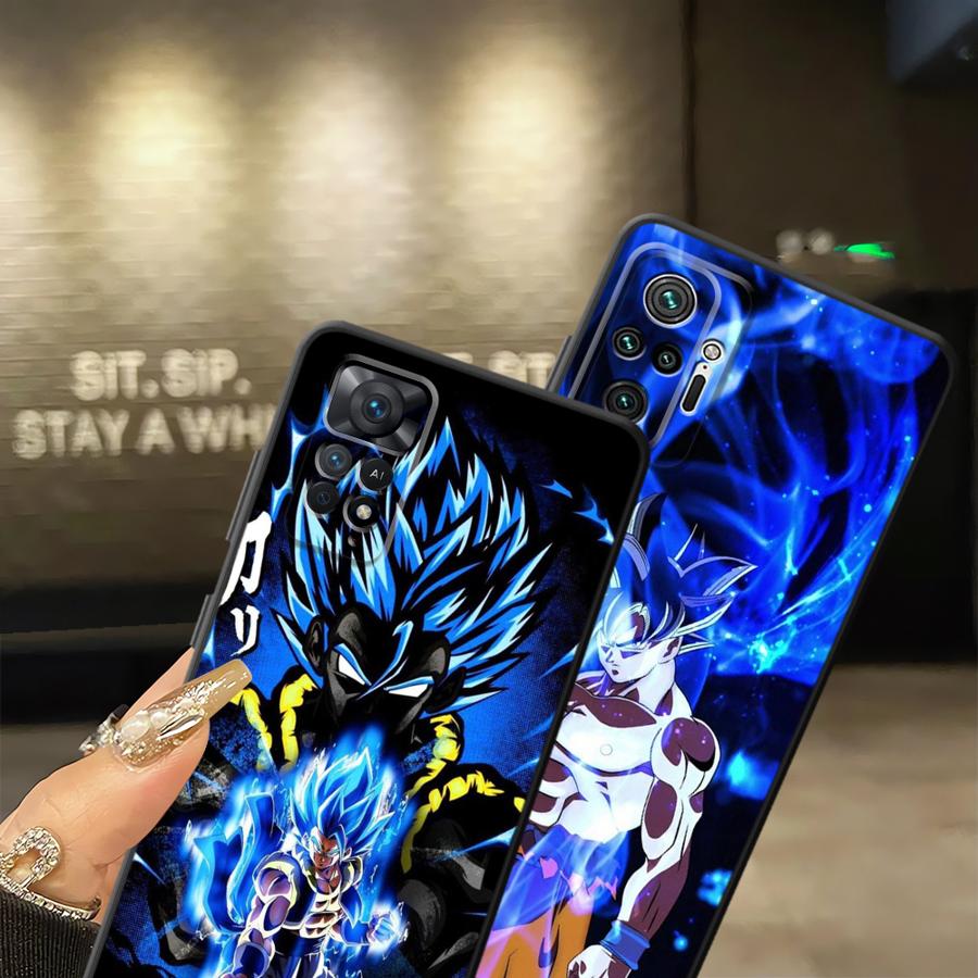 Чехол для телефона Xiaomi Redmi Note 9 10S 9S 11 10 7 8 11s 12s 14 13 Pro Plus 12 Pro с рисунком из аниме Dragon Ball