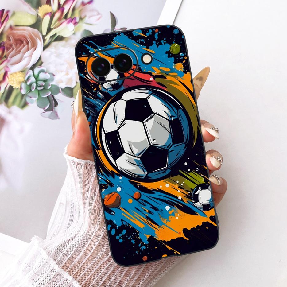Чехол для Google Pixel 9 Pro Милый Лев Модный Расписной Чехол Мягкий ТПУ Чехол для Телефона Для Google Pixel 9A Pixel9 Pro Задняя Крышка Fundas