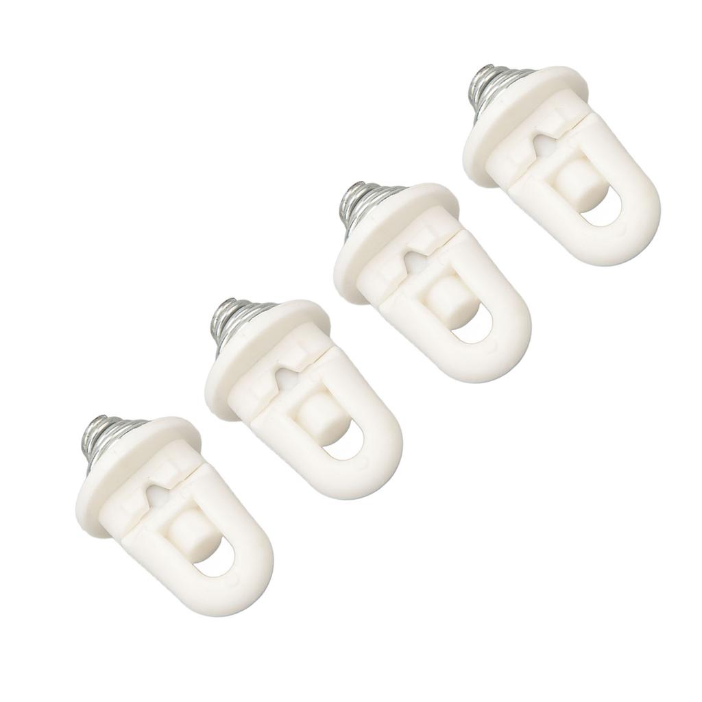 4 Pcs Front Bumper Retaining Clip 743712 Good Stability Fixing Clamp Replacement for Citroen C5 1.6T 1.8T 2.0T 2.3T 3.0T