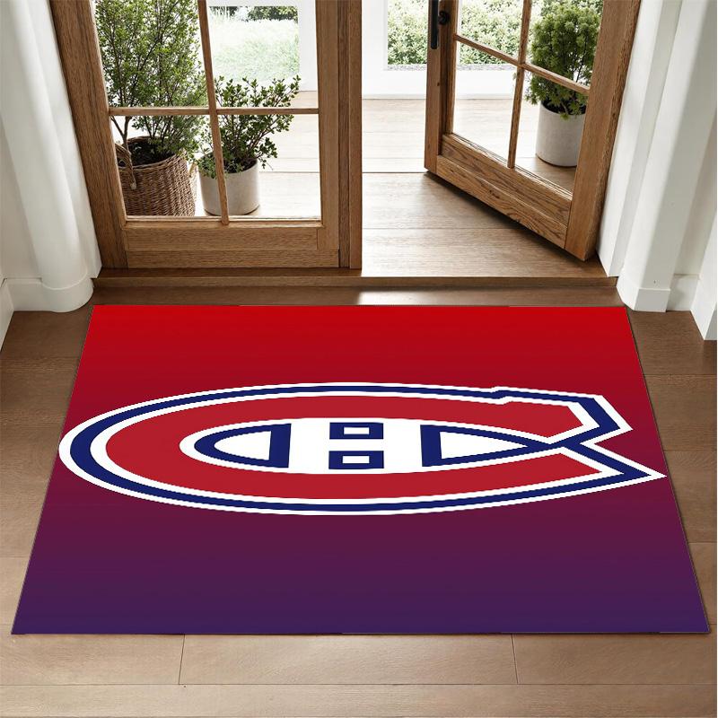 Дизайн Montreal Canadiens Кристальный Велюровый Ковер Мягкий Декоративный Коврик для Спальни Входа