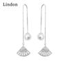 Lindon Copper Alloy Zircon Earrings Drop Earrings For Women Wedding Party Gifts