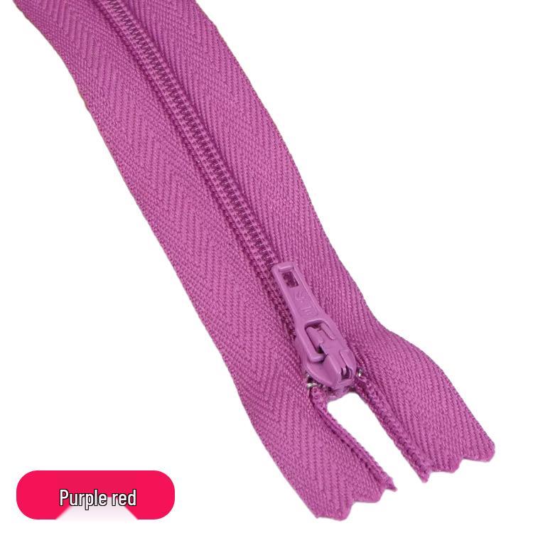 Three Force Short 20CM Nylon Zipper for Dress Pants - Colored Closed-End Fly Zipper Fabric Accessory