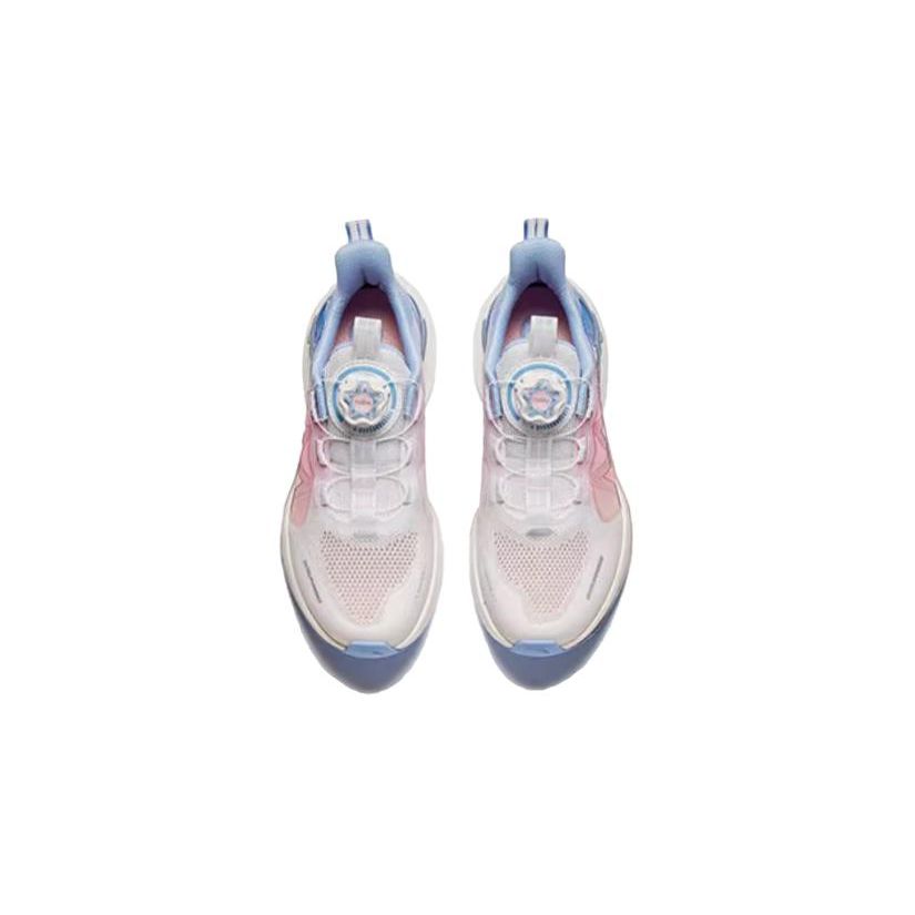 Anta Кроссовки для бега Kids Wind Chaser 6.0 с амортизацией, прочные, низкие, детские, розовые 322425517-4