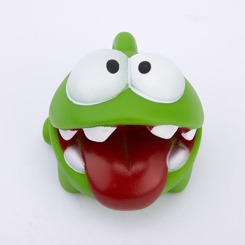 Веревочная лягушка, виниловая резиновая игровая кукла Om Nom, конфеты, глотающие игрушки-монстры, фигурка