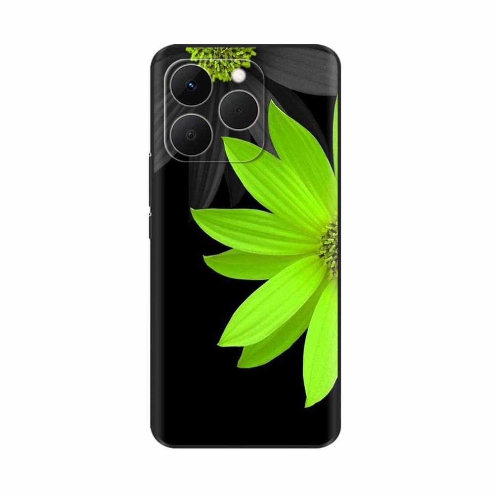 Для Realme 15T 5G Чехол Мягкий Силиконовый Бампер Мультяшный Цветок Череп Рисунок Задняя Крышка Для Oppo Realme 15T 15 T Чехлы Для Телефона Funda