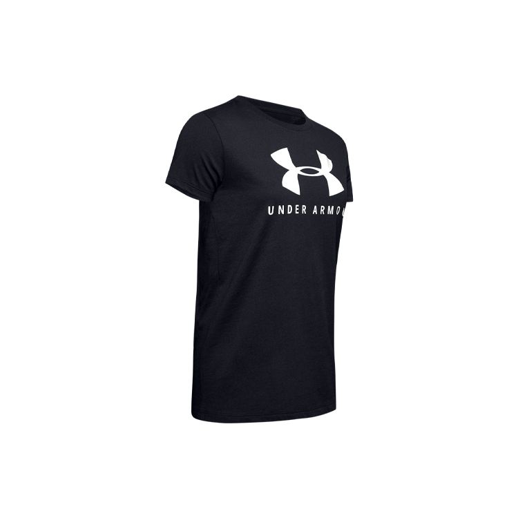 Under Armour Футболка прямого кроя Женские топы Черная 1346844-002