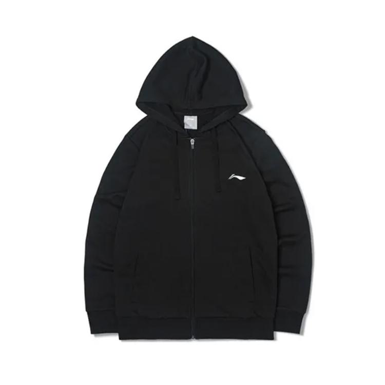 Куртки Li Ning Унисекс Черные С капюшоном Умеренные Другие YWDT313-1