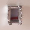 European Frame 1/12 Tiny Mini Victorian Dollhouse Mirror Miniature Ornament Furniture