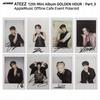 ATEEZ 12th Mini Golden Hour Part.3 Applemusic Offline Cafe Event Polaroid KPOP